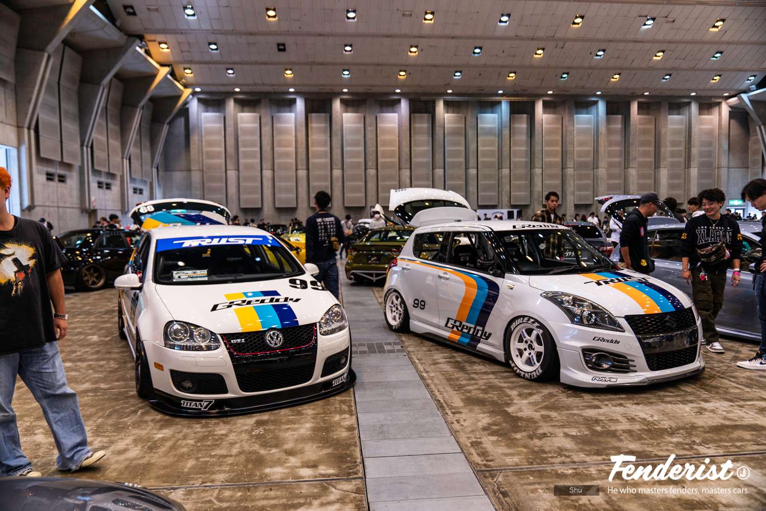 FENDERIST JAPAN spin-off event “FIXWELL” report. Cars and motorcycles on display.