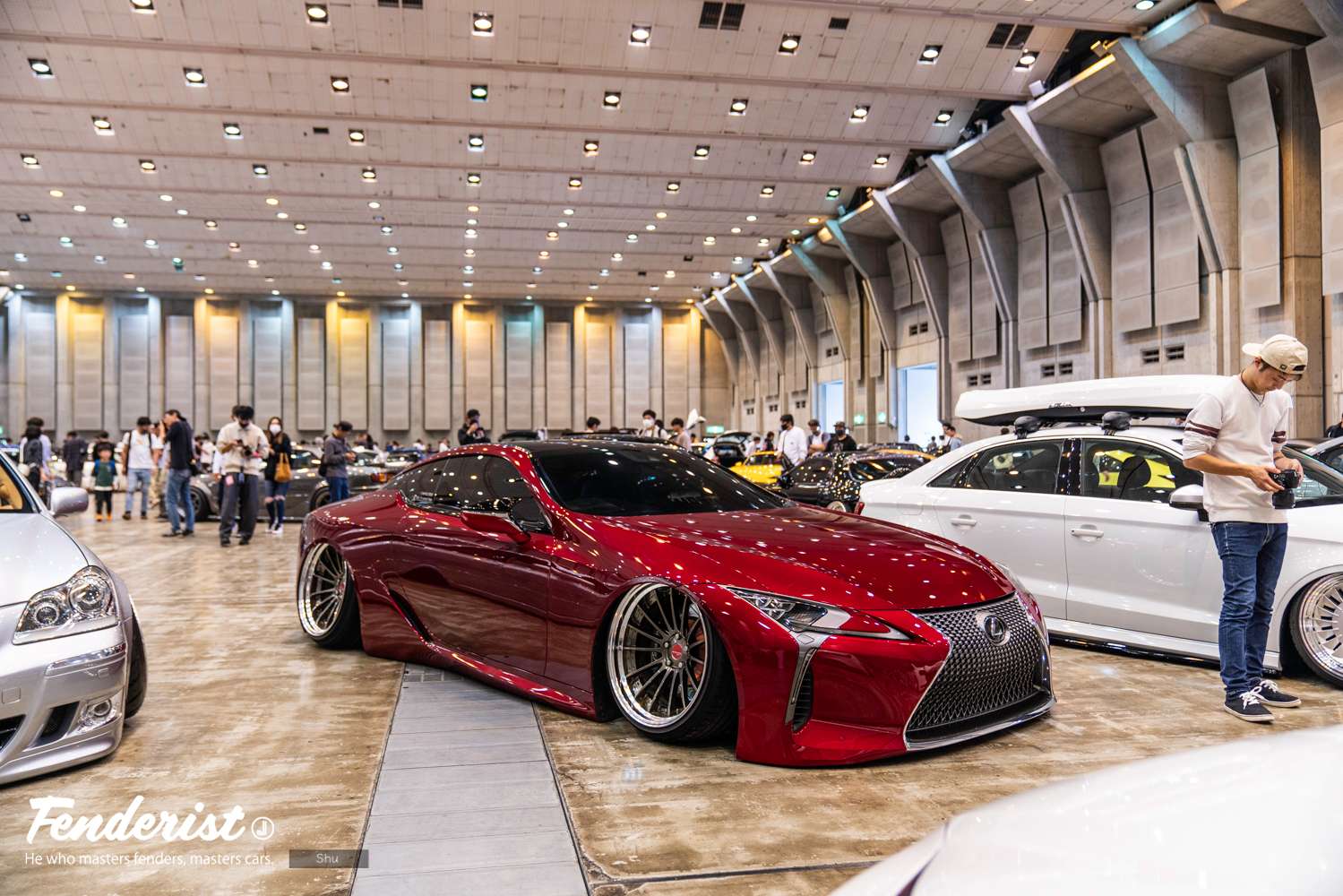 FENDERIST JAPAN spin-off event “FIXWELL” report. Cars and motorcycles on display.