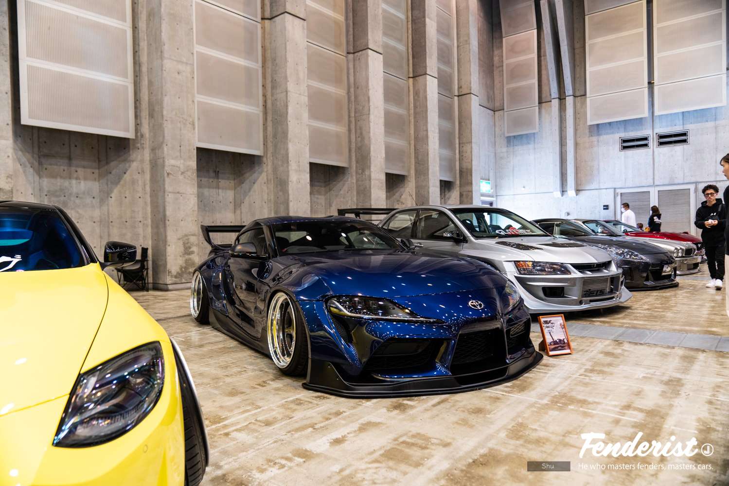 FENDERIST JAPAN spin-off event “FIXWELL” report. Cars and motorcycles on display.