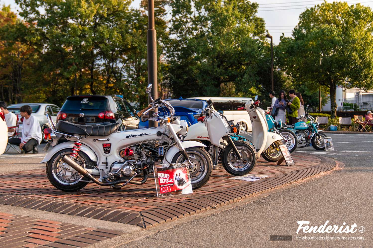 FENDERIST JAPAN spin-off event “FIXWELL” report. Cars and motorcycles on display.