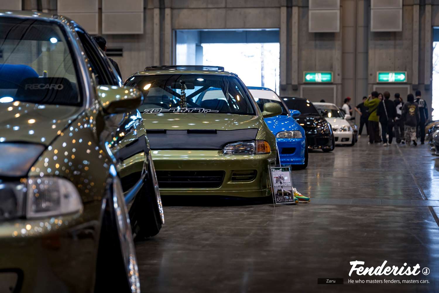 FENDERIST JAPAN spin-off event “FIXWELL” report. Cars and motorcycles on display.