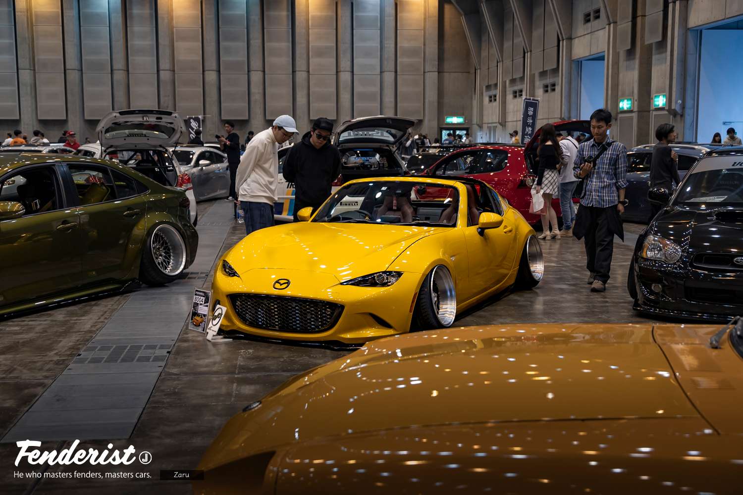 FENDERIST JAPAN spin-off event “FIXWELL” report. Cars and motorcycles on display.