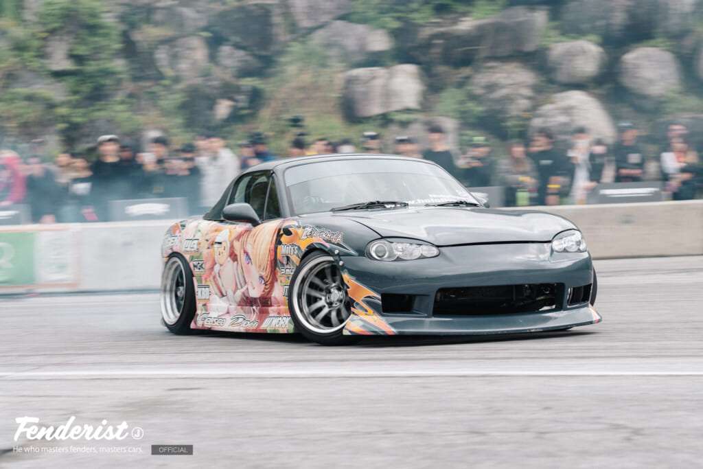 doridore fenderist-m 2026. japan car culture. drift show and car meet.