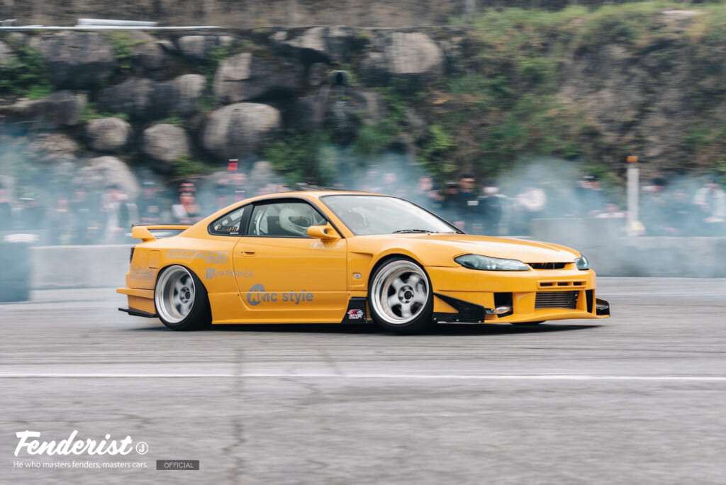 doridore fenderist-m 2026. japan car culture. drift show and car meet.