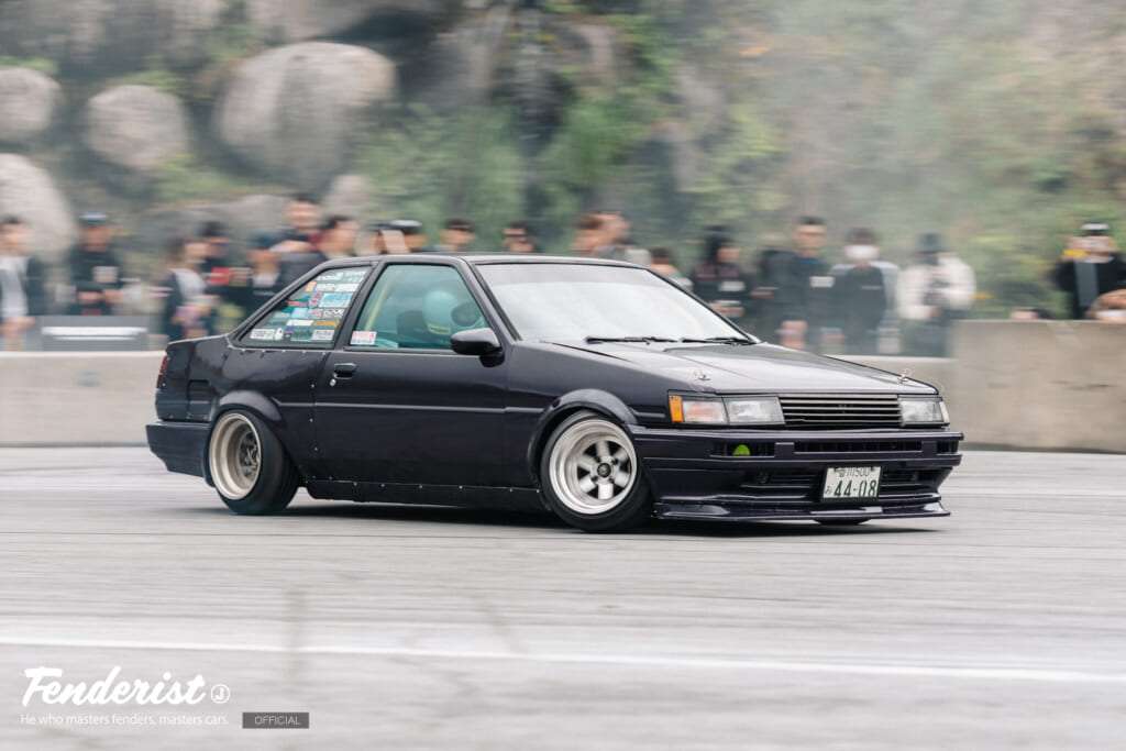doridore fenderist-m 2026. japan car culture. drift show and car meet.
