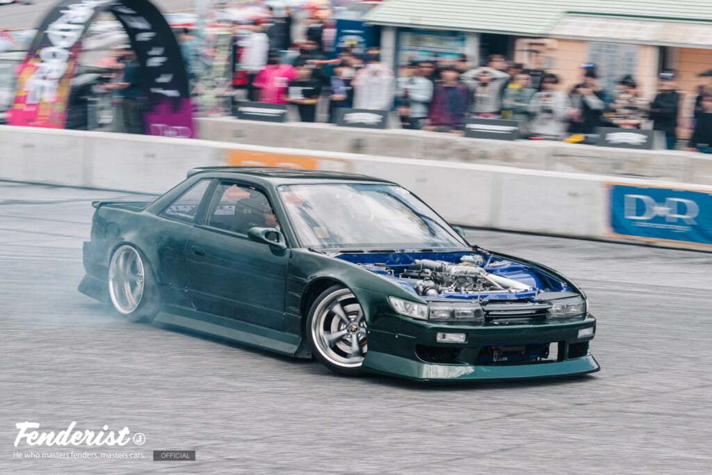 doridore fenderist-m 2026. japan car culture. drift show and car meet.