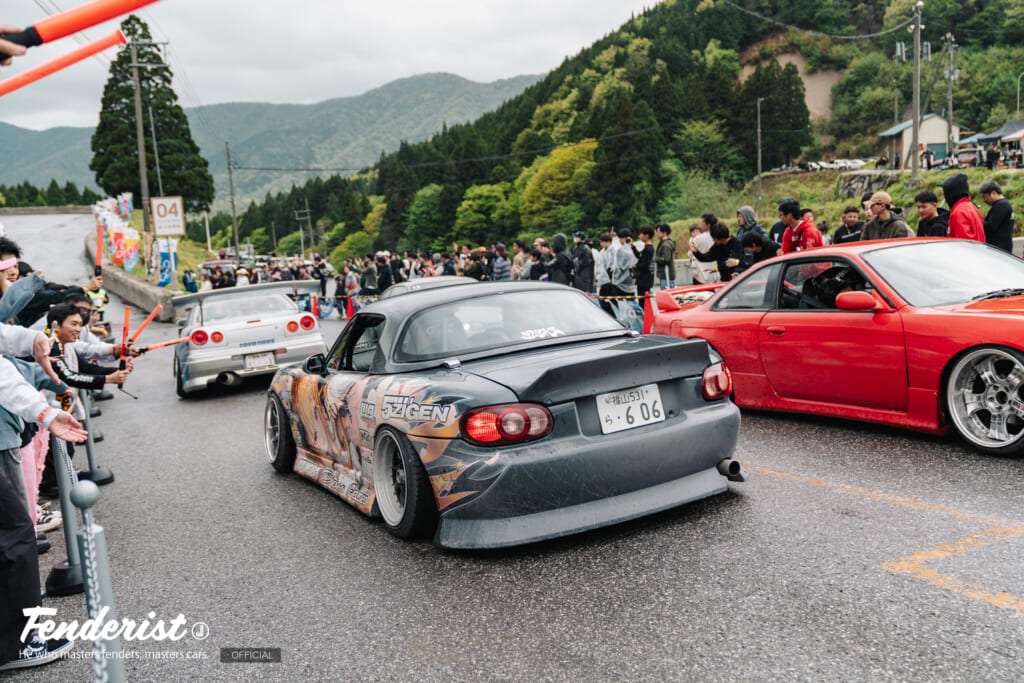doridore fenderist-m 2026. japan car culture. drift show and car meet.