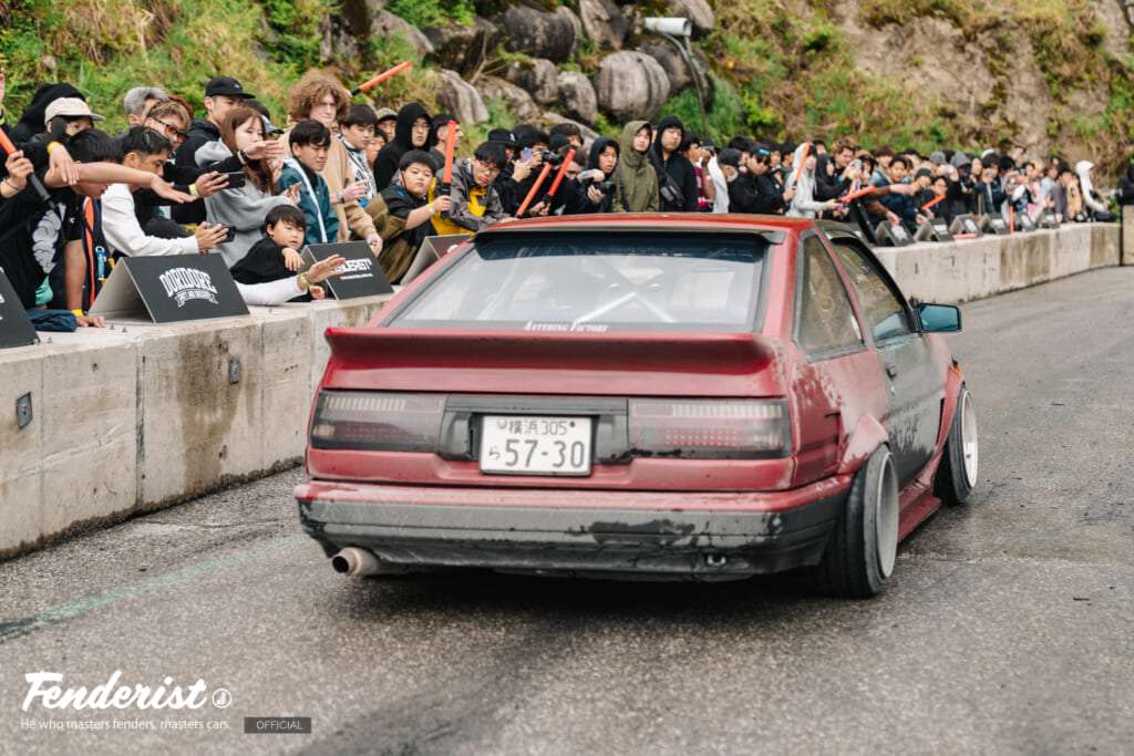 doridore fenderist-m 2026. japan car culture. drift show and car meet.