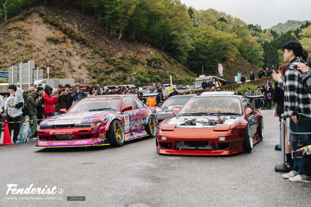 doridore fenderist-m 2026. japan car culture. drift show and car meet.
