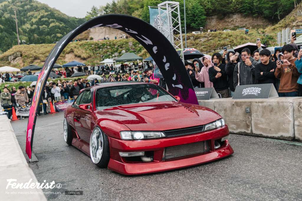 doridore fenderist-m 2026. japan car culture. drift show and car meet.