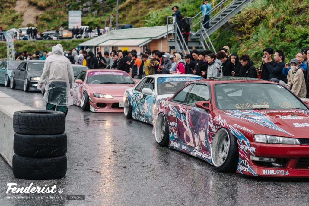 doridore fenderist-m 2026. japan car culture. drift show and car meet.