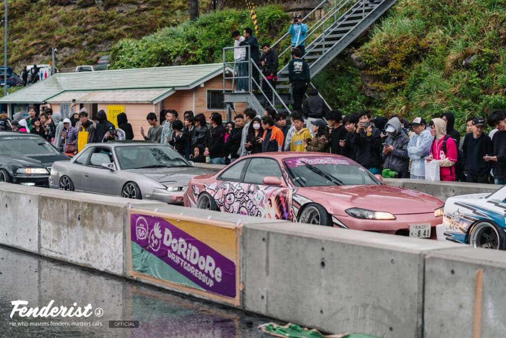 doridore fenderist-m 2026. japan car culture. drift show and car meet.