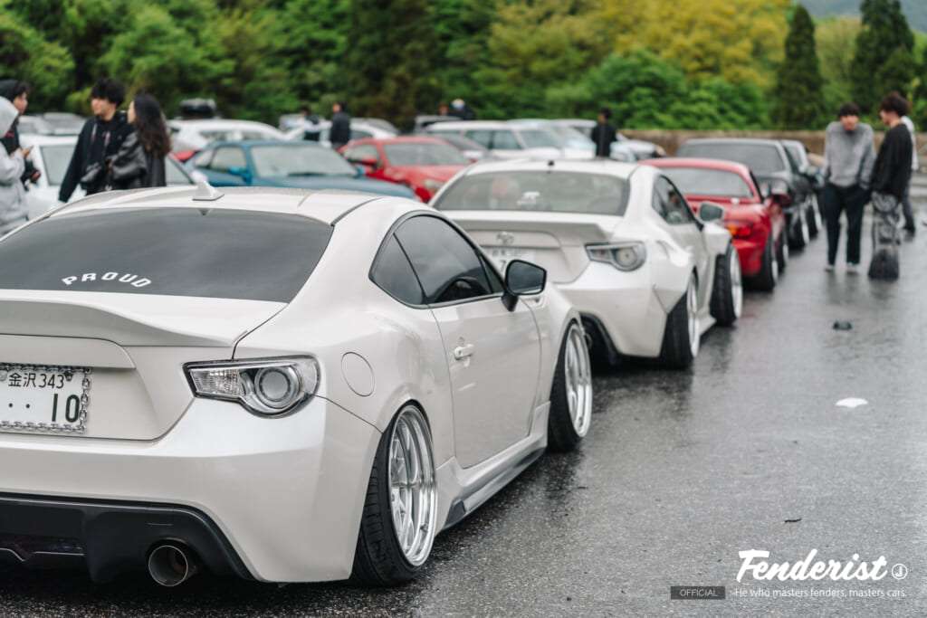 doridore fenderist-m 2026. japan car culture. drift show and car meet.